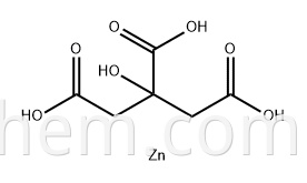 Zinc Citrate 99% Powder Cas no. 546-46-3